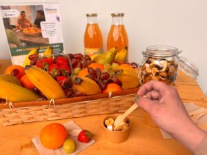 Corbeilles et jus de fruits pour améliorer la qvct